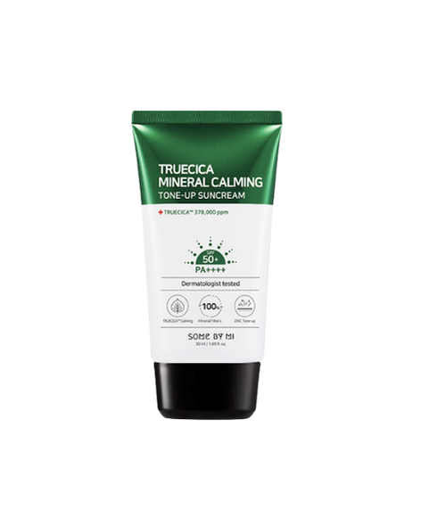 TRUECICA MINERAL CALMING TONE-UP SUNCREAM 50ml 50PA++++  - Some By Mi