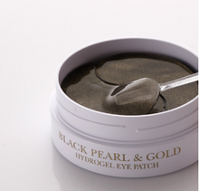 Cargar imagen en el visor de la galería, Black Pearl &amp; Gold Hydrogel Eye Patch - Petitfee
